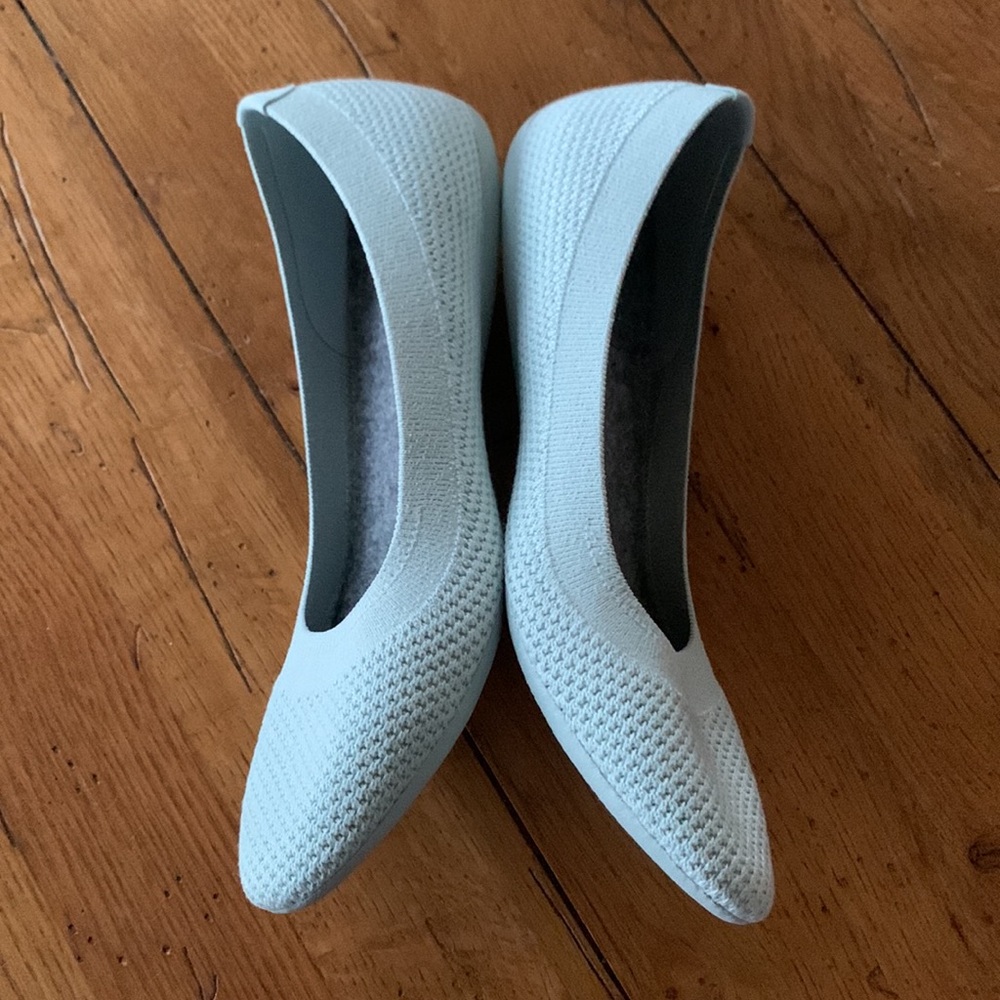 allbirds Women’s Light Blue Knit Flats - Picture 5 of 13